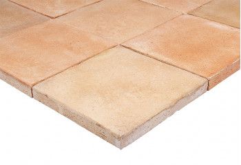 tomette sol extérieur beige rosé