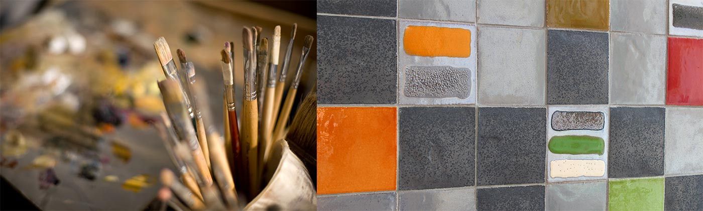 Pack déco : faience à motifs en relief, carrelage relief 3D