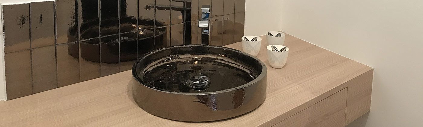Vasque artisanale pour salle de bain : vasques à poser ou encastrer
