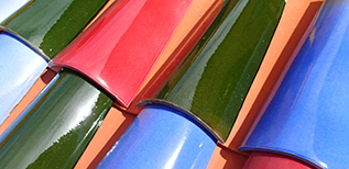 Glazed roof Tiles