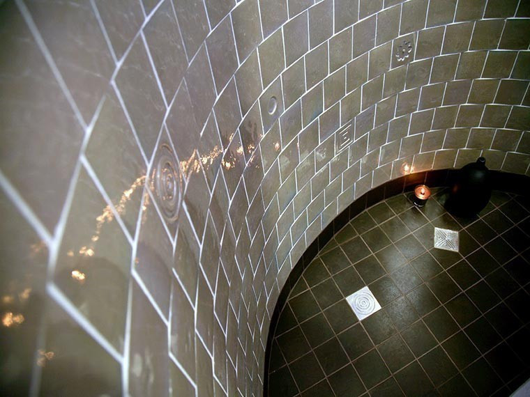 carreau ardoise douche italienne