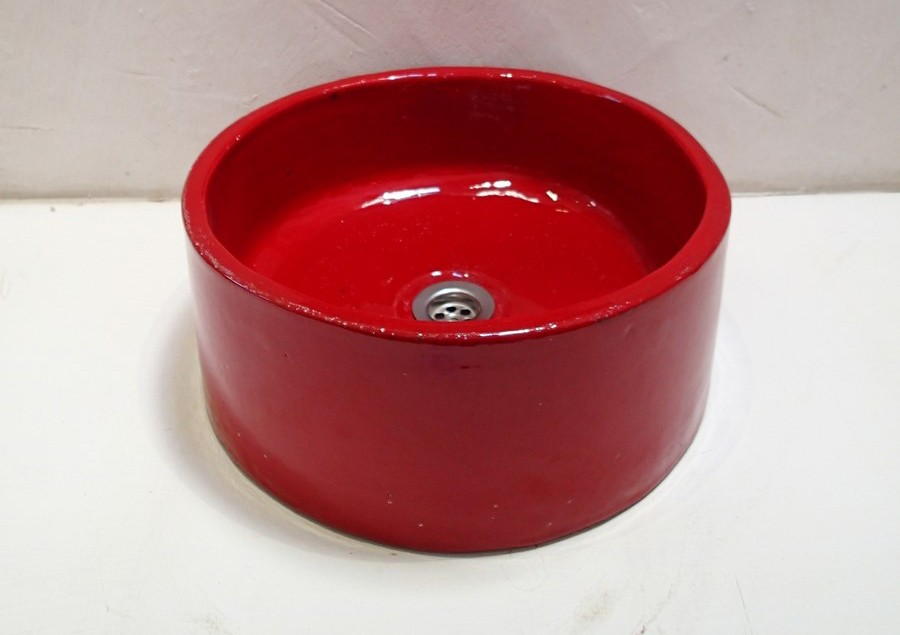 lavabo rouge