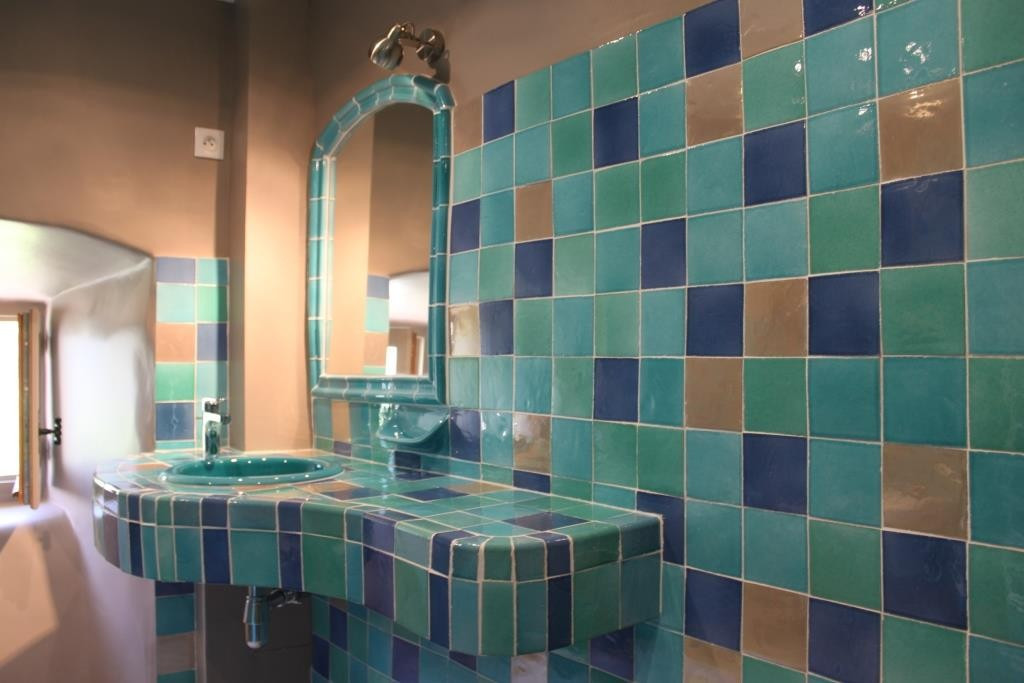 terre cuite zeliges bleues