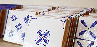 Decorated Wall Tile