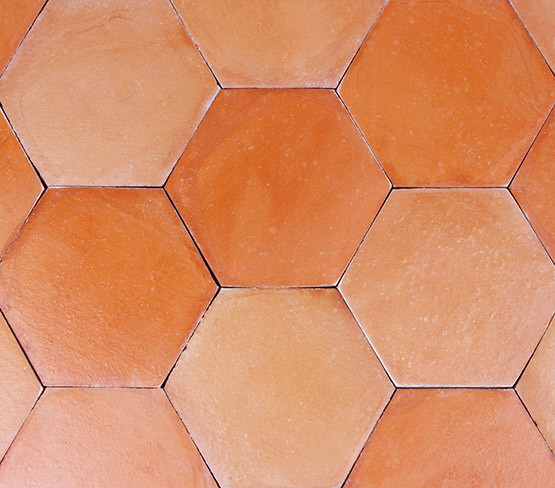 Pink Red - Smooth Hexagon