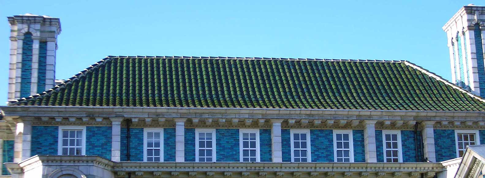 Glazed Curved Roof Tile