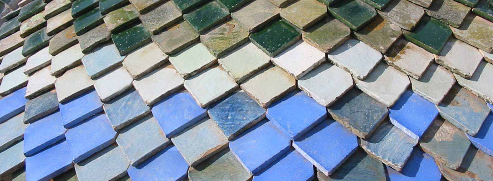 Glazed Pointed Roof Tile