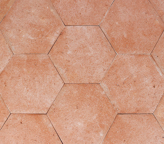 Pink - Antique Hexagon