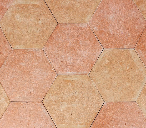 Pink Sand - Antique Hexagon